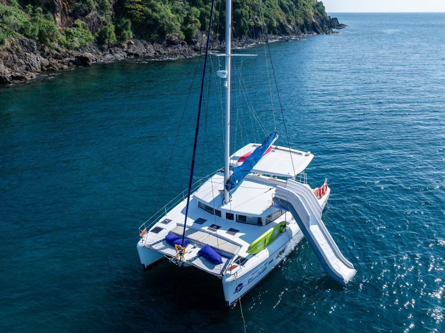 Blue Castle luxury sailing catamaran private charter in Phuket
